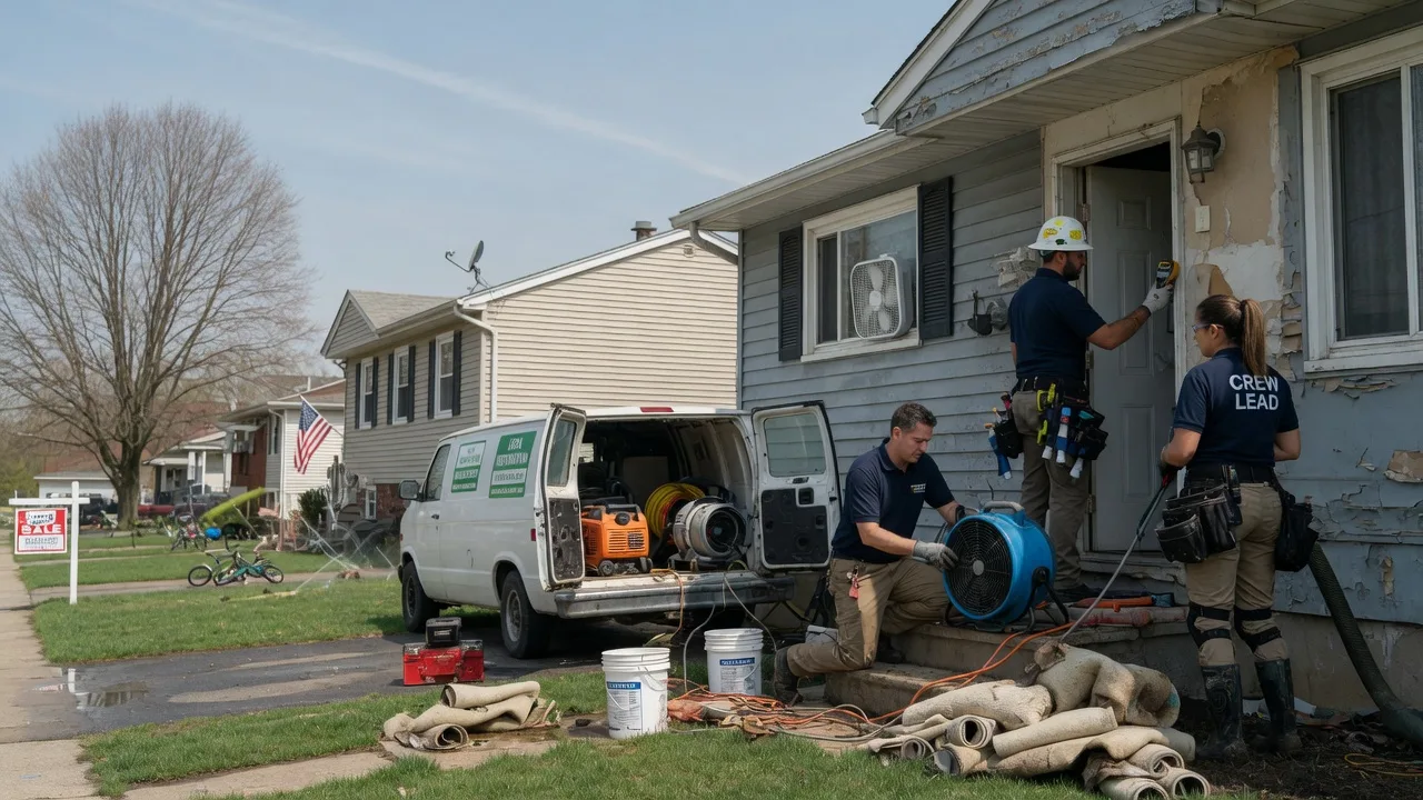 Flood Cleanup in Lawrenceville, PA near me